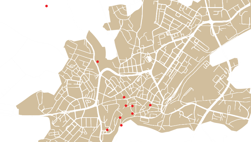 Mapa Kutnohorských legend
